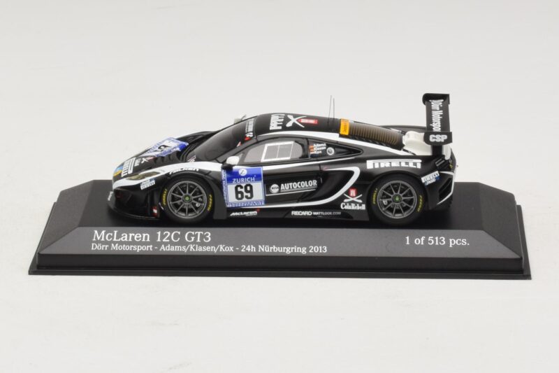 McLaren MP4-12C GT3 #69 Dorr Motorsport Adams / Klasen 24 Hours of Nurburgring 2014 Minichamps 1:43 McLaren MP4-12C GT3 #69 Dorr Motorsport Adams / Klasen 24 Hours of Nurburgring 2014 Minichamps 1:43 437131399 Druckguss
