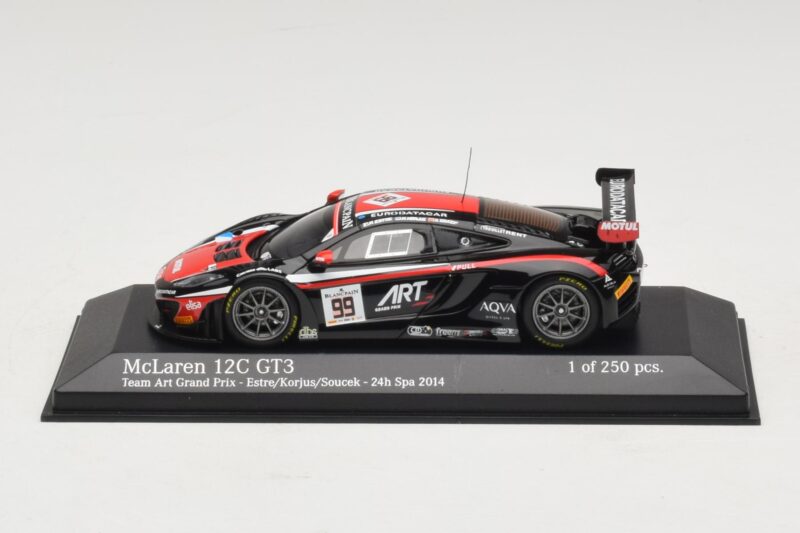 McLaren MP4-12C GT3 Art Grand Prix #99 K. Estre / M. Korjus 24 Hours of Spa 2014 Minichamps 1:43 McLaren MP4-12C GT3 Art Grand Prix #99 K. Estre / M. Korjus 24 Hours of Spa 2014 Minichamps 1:43 437141399 Druckguss