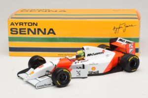 McLaren MP4/8 Ford #8 A. Senna Winner European GP 1993 Minichamps 1:18 540931818 Druckguss — Bild 2 von 7