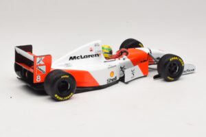 McLaren MP4/8 Ford #8 A. Senna Winner European GP 1993 Minichamps 1:18 540931818 Druckguss — Bild 6 von 7