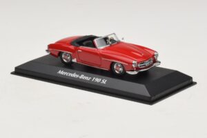 Mercedes 190 SL Rot Maxichamps 1:43 940033131-O Druckguss — Bild 3 von 4
