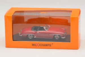 Mercedes 190 SL Rot Maxichamps 1:43 940033131-O Druckguss — Bild 4 von 4