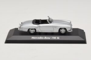 Mercedes 190 SL W121 Silber Maxichamps 1:43 940033130 Druckguss