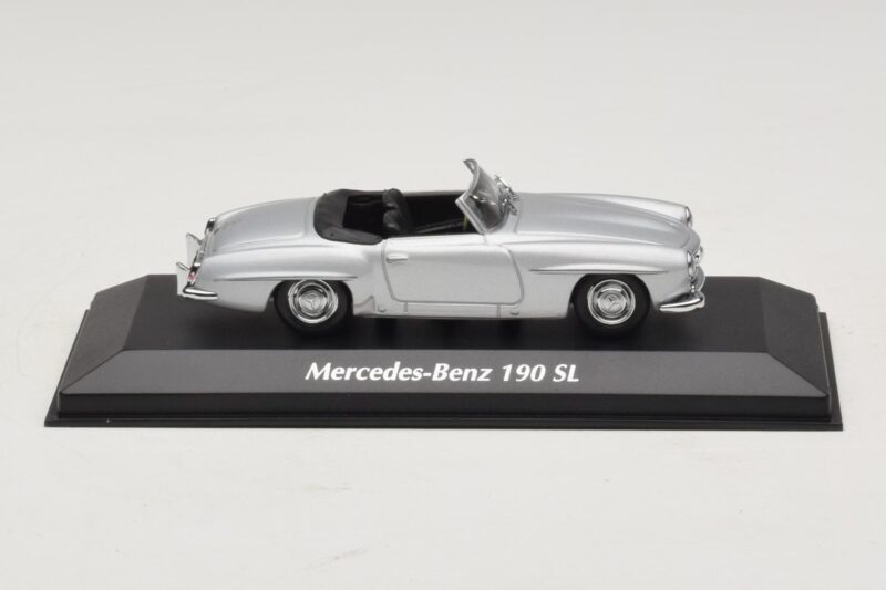 Mercedes 190 SL W121 Silber Maxichamps 1:43 940033130 Druckguss