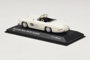 Mercedes 300 SL W198 Roadster Weiß Minichamps 1:43 400039034 Druckguss — Bild 3 von 4
