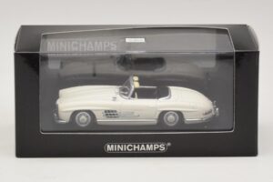 Mercedes 300 SL W198 Roadster Weiß Minichamps 1:43 400039034 Druckguss — Bild 4 von 4