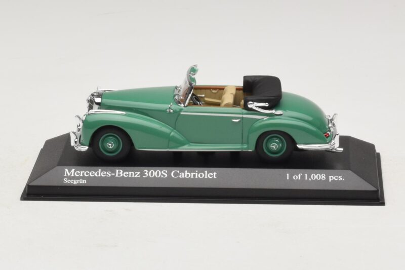 Mercedes 300S Cabriolet Grün Minichamps 1:43 Mercedes 300S Cabriolet Grün Minichamps 1:43 430032335 Druckguss