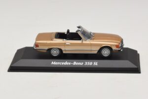 Mercedes 350 SL R107 Gold Maxichamps 1:43 940033431 Druckguss