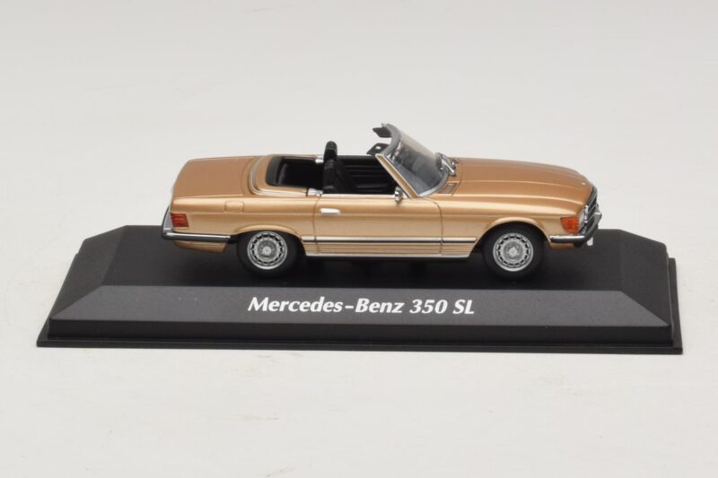 Mercedes 350 SL R107 Gold Maxichamps 1:43 940033431 Druckguss