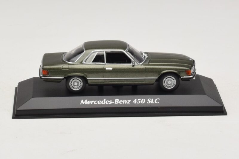Mercedes 450 SLC C107 Dunkelgrün Metallic Maxichamps 1:43 940033420 Druckguss