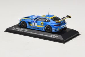 Mercedes AMG GT3 Black Falcon #9 Y. Buurman / M. Engel 24 Hours of Nurburgring 2016 Minichamps 1:43 437163009 Druckguss — Bild 3 von 5