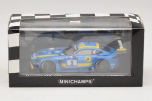 Mercedes AMG GT3 Black Falcon #9 Y. Buurman / M. Engel 24 Hours of Nurburgring 2016 Minichamps 1:43 437163009 Druckguss — Bild 5 von 5