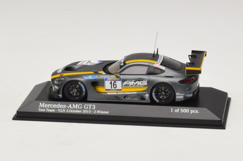 Mercedes AMG GT3 Test Team #16 VLN Winner 3 October 2015 Minichamps 1:43 Mercedes AMG GT3 Test Team #16 VLN Winner 3 October 2015 Minichamps 1:43 437163016 Druckguss