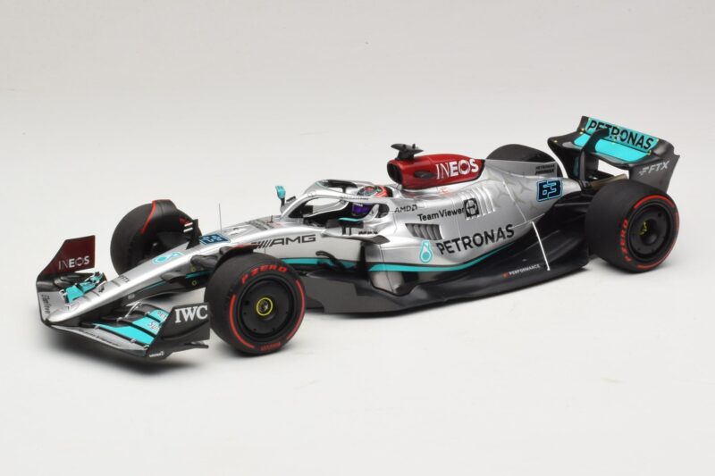 Mercedes AMG Petronas W13 E Performance #63 G. Russell Spanish GP 2022 Minichamps 1:18 110220063 Druckguss