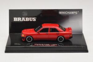 Mercedes Brabus 3.6S 190E W201 Rot Minichamps 1:43 437032600 Druckguss