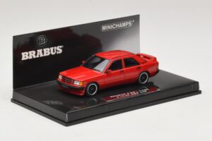 Mercedes Brabus 3.6S 190E W201 Rot Minichamps 1:43 437032600 Druckguss — Bild 2 von 5