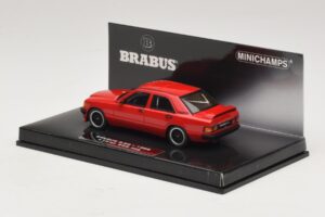 Mercedes Brabus 3.6S 190E W201 Rot Minichamps 1:43 437032600 Druckguss — Bild 3 von 5