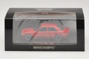 Mercedes Brabus 3.6S 190E W201 Rot Minichamps 1:43 437032600 Druckguss — Bild 5 von 5