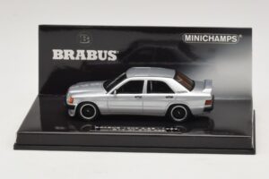 Mercedes Brabus 3.6S 190E W201 Silber Minichamps 1:43 437032604 Druckguss