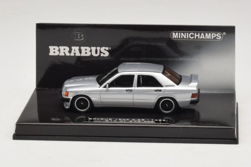 Mercedes Brabus 3.6S 190E W201 Silber Minichamps 1:43 437032604 Druckguss