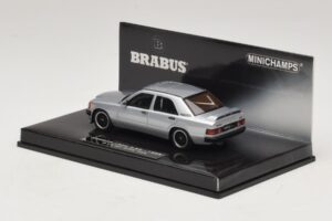 Mercedes Brabus 3.6S 190E W201 Silber Minichamps 1:43 437032604 Druckguss — Bild 3 von 5