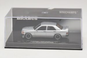 Mercedes Brabus 3.6S 190E W201 Silber Minichamps 1:43 437032604 Druckguss — Bild 4 von 5