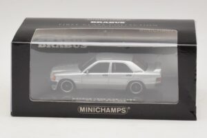 Mercedes Brabus 3.6S 190E W201 Silber Minichamps 1:43 437032604 Druckguss — Bild 5 von 5