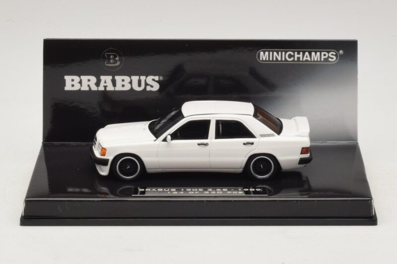 Mercedes Brabus 3.6S 190E W201 Weiß Minichamps 1:43 437032602 Druckguss