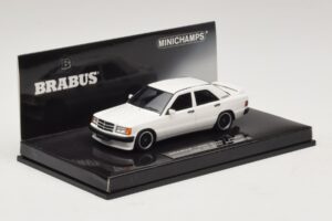 Mercedes Brabus 3.6S 190E W201 Weiß Minichamps 1:43 437032602 Druckguss — Bild 2 von 5