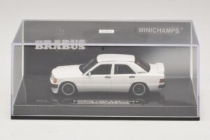 Mercedes Brabus 3.6S 190E W201 Weiß Minichamps 1:43 437032602 Druckguss — Bild 4 von 5