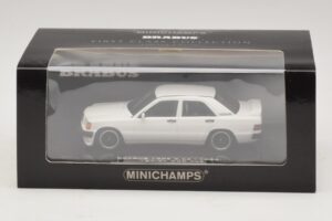 Mercedes Brabus 3.6S 190E W201 Weiß Minichamps 1:43 437032602 Druckguss — Bild 5 von 5