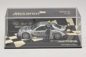 Mercedes C203 DTM Team McLaren Mercedes MP4-98T Mika & Erja Hakkinen Lapland 17 April 2000 Minichamps 1:43 530984378-P1 Druck — Bild 4 von 4