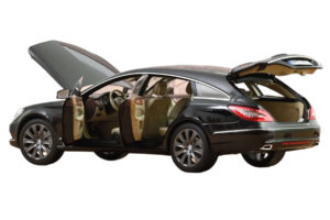 Mercedes CLS Shooting Brake X218 Obsidian Black Metallic Norev 1:18 183944 Druckguss — Bild 2 von 3