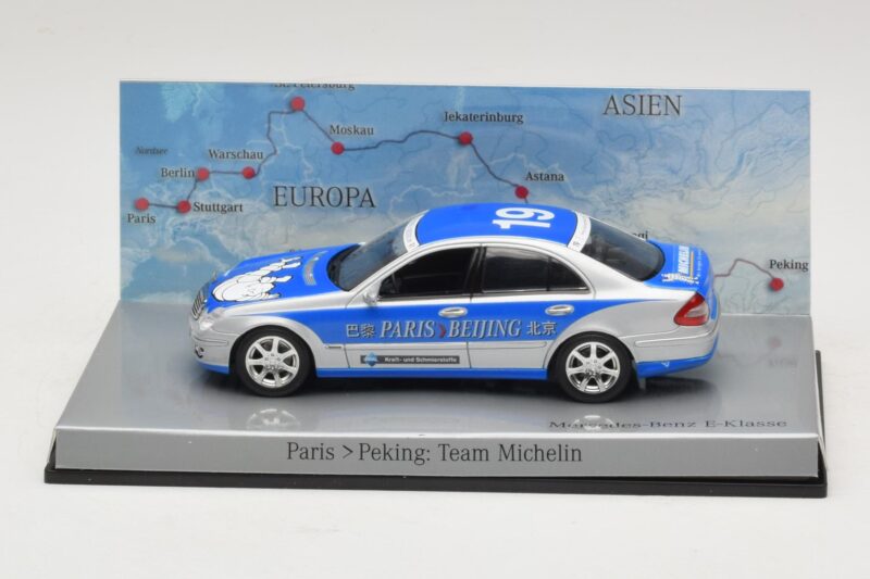 Mercedes E-Class #19 Team Michelin Rally Paris-Peking 2007 Minichamps 1:43 B66962269 Druckguss