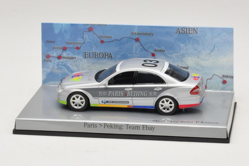 Mercedes E-Class #3 Team eBay Rally Paris-Peking 2007 Minichamps 1:43 B66962259 Druckguss