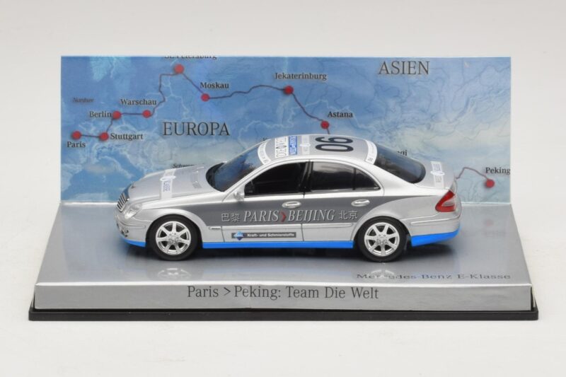 Mercedes E-Class #6 Team Die Welt Rally Paris-Peking 2007 Minichamps 1:43 B66962262 Druckguss