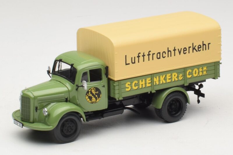 Mercedes L 3500 Pritschenwagen Schenker Minichamps 1:43 439350028 Druckguss