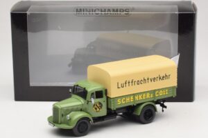 Mercedes L 3500 Pritschenwagen Schenker Minichamps 1:43 439350028 Druckguss — Bild 6 von 6