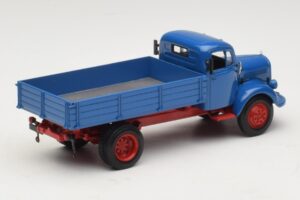 Mercedes L 3500 Kipper Blau Rot Minichamps 1:43 439350004 Druckguss — Bild 2 von 6
