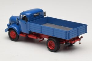 Mercedes L 3500 Kipper Blau Rot Minichamps 1:43 439350004 Druckguss — Bild 5 von 6