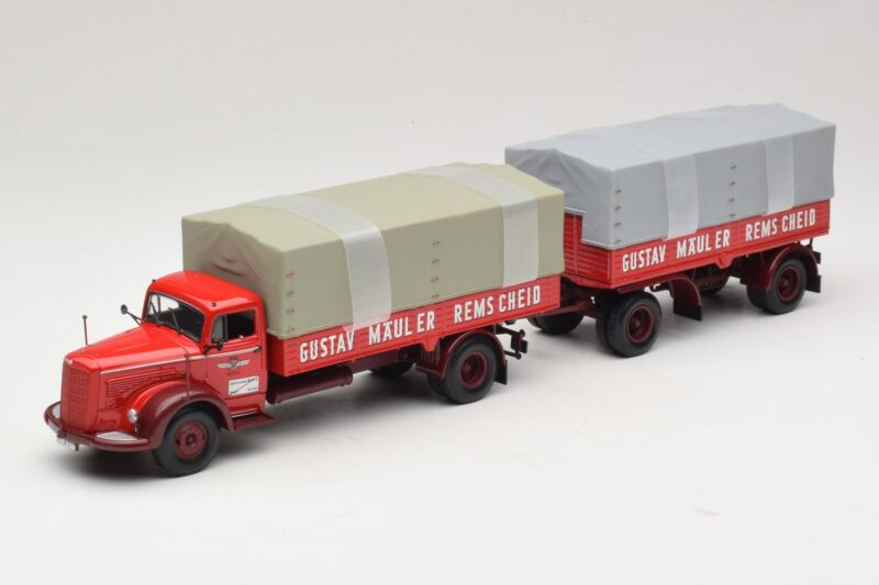 Mercedes L315 Pritschenzug Gustav Mauler Minichamps 1:43 499034720 Druckguss
