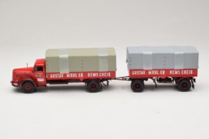 Mercedes L315 Pritschenzug Gustav Mauler Minichamps 1:43 499034720 Druckguss — Bild 3 von 6