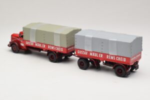 Mercedes L315 Pritschenzug Gustav Mauler Minichamps 1:43 499034720 Druckguss — Bild 5 von 6
