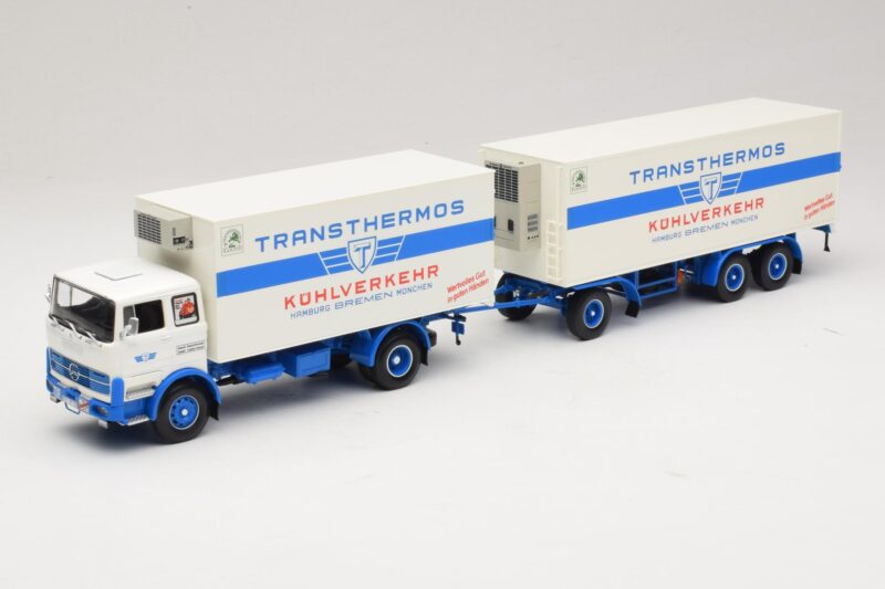 Mercedes LP1624 Kühlzug Transthermos Minichamps 1:43 499034840 Druckguss