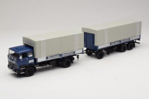 Mercedes LP1624 Pritschenzug Dachser Minichamps 1:43 499034821 Druckguss