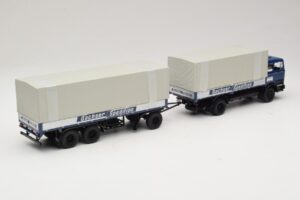 Mercedes LP1624 Pritschenzug Dachser Minichamps 1:43 499034821 Druckguss — Bild 2 von 6
