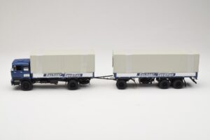 Mercedes LP1624 Pritschenzug Dachser Minichamps 1:43 499034821 Druckguss — Bild 3 von 6