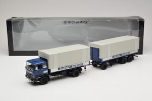 Mercedes LP1624 Pritschenzug Dachser Minichamps 1:43 499034821 Druckguss — Bild 6 von 6