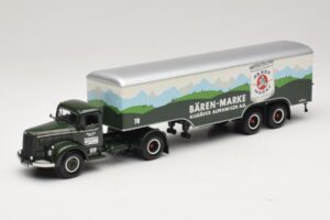Mercedes LS315 Koffersattelzug Bärenmarke Minichamps 1:43 Mercedes LS315 Koffersattelzug Bärenmarke Minichamps 1:43 499034780 Druckguss