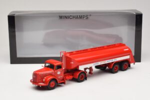 Mercedes LS315 Tanksattelzug Esso Minichamps 1:43 499034770 Druckguss — Bild 6 von 6